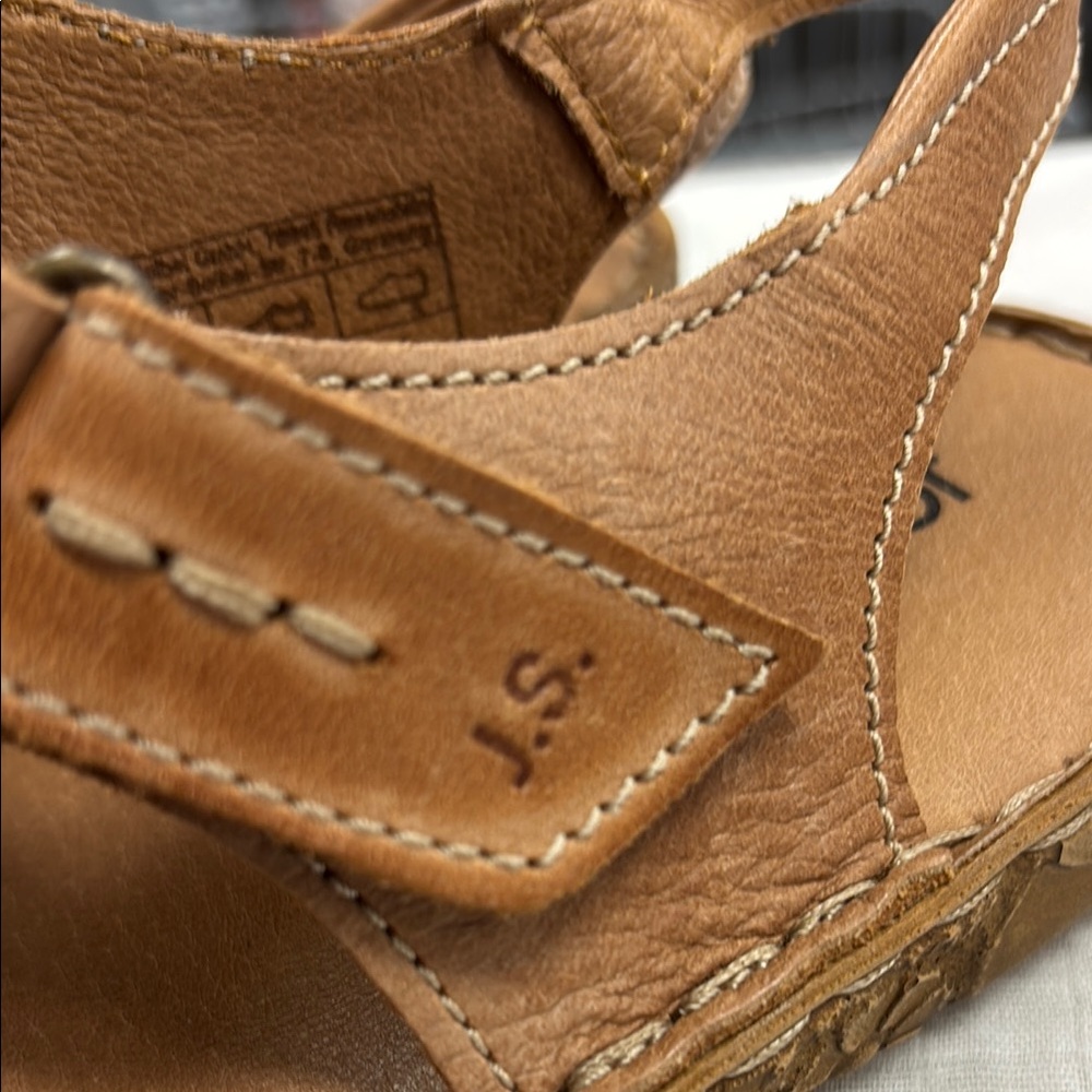 Josef Seibel Rosalie Tan Leather Sandals Casual Comfort - Picture 2 of 7